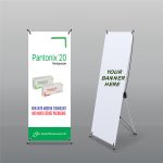 Stand Banner With PVC Print - 2*5 Feet