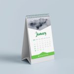 Desk Calendar 2026 Four Color Print (7×4.5) in - 1000pc