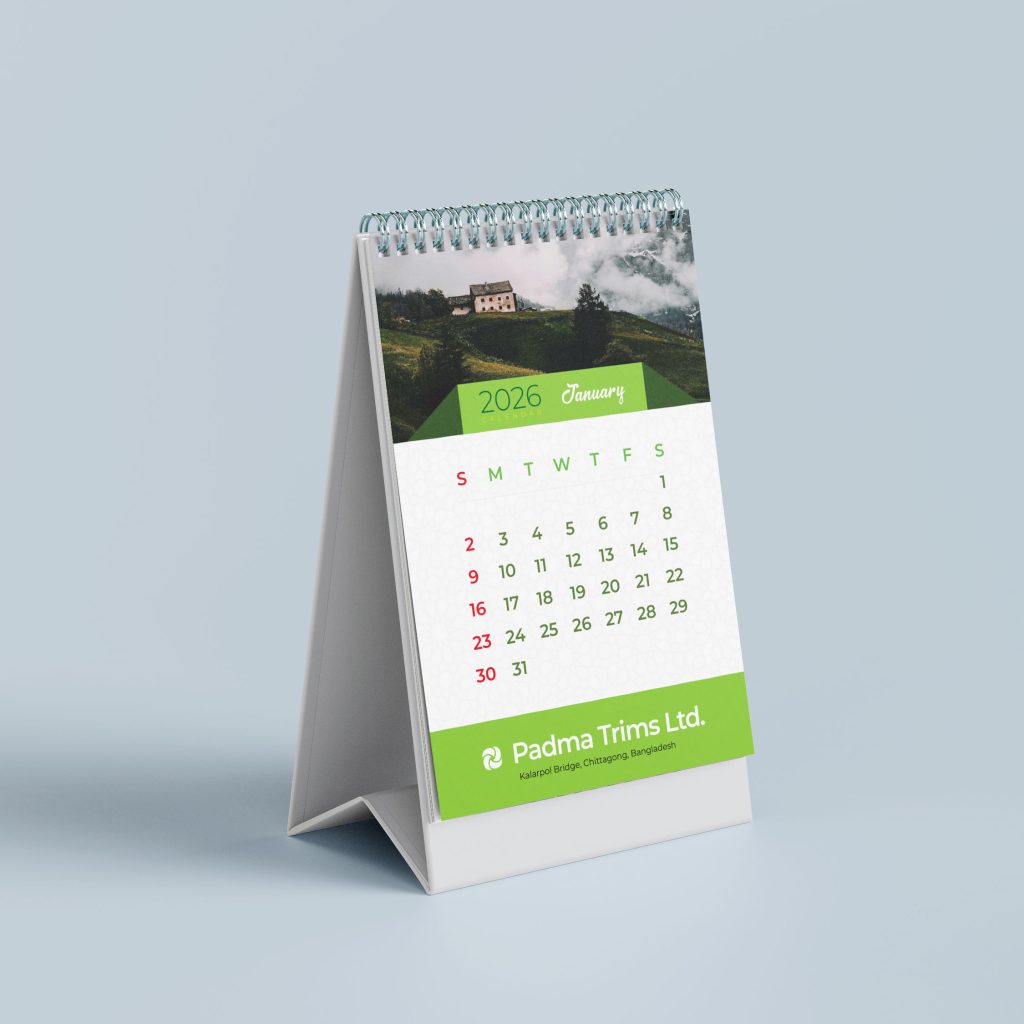 Desk Calendar Mockup 2