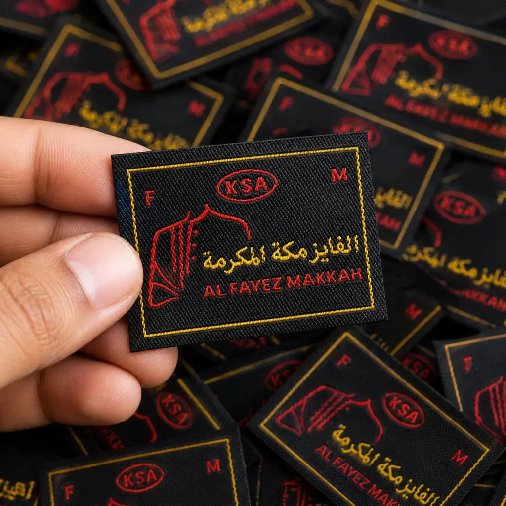al fayez makkah woven label
