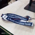 Durable 2 cm fabric ribbon strap for badge holding