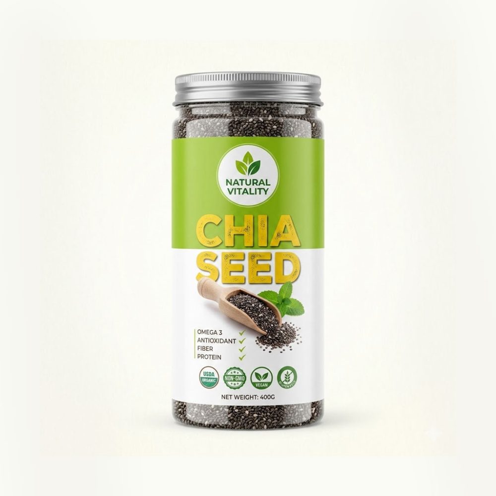 Label Sticker for Chia Seed
