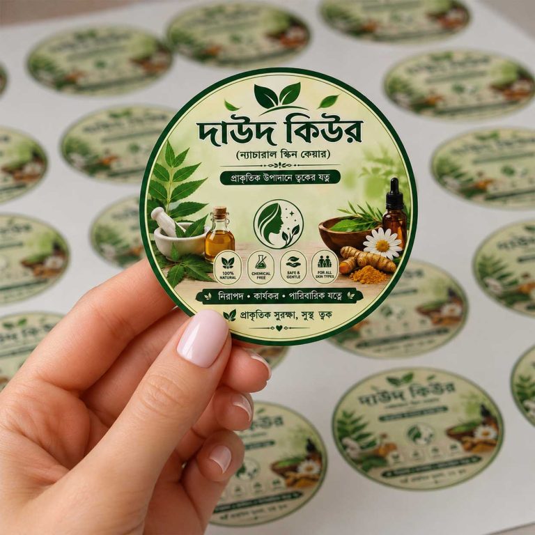 4 Inch Personalized Sticker Printing