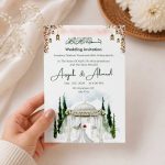 5×7 inch invitation card printing